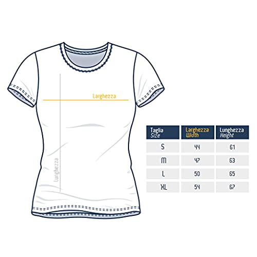 Fanta Universe Destiny Force - Camiseta Mujer - 100% Algodón (XL, Negro)