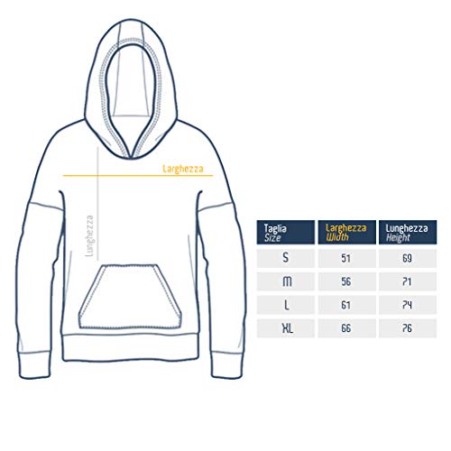 Fanta Universe Destiny Force - Sudadera con Capucha Hombre - 50% Algodón (XL, Negro)