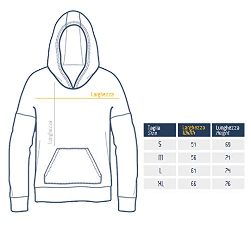 Fanta Universe Keyblade - Sudadera con Capucha Hombre - 50% Algodón (L, Azul Oscuro)