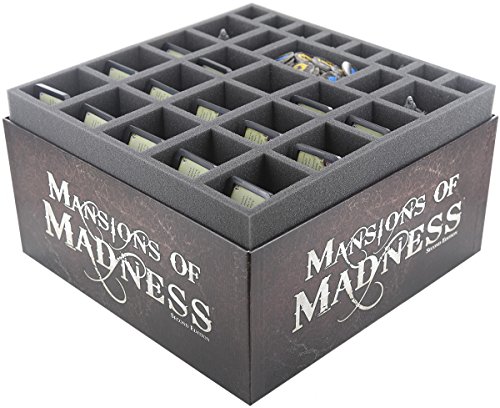 Feldherr Juego de Bandeja de Espuma Compatible con la Caja del Juego de Mesa Mansions of Madness Second Edition