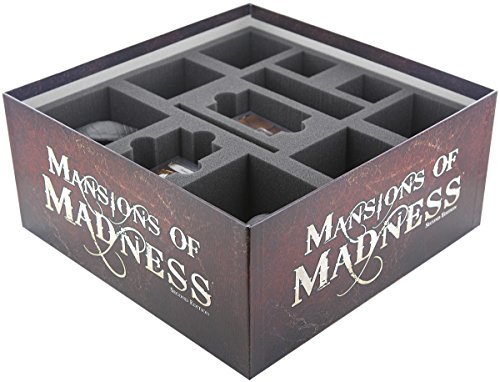 Feldherr Juego de Bandeja de Espuma Compatible con la Caja del Juego de Mesa Mansions of Madness Second Edition