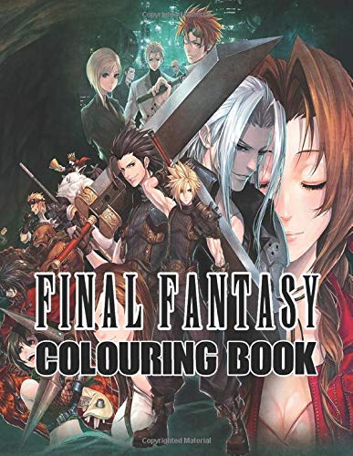Final Fantasy Colouring Book: Famous Fantasy RPG and Game Prodigy Inspired