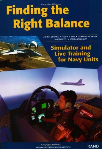 Finding Right Balance:Simulato: Simulator and Live Training for Navy Units (English Edition)