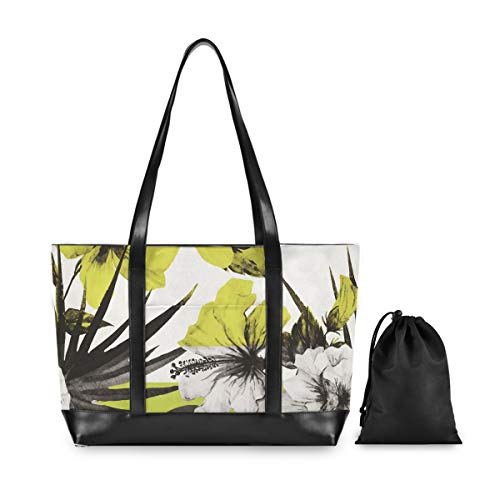 Flower Vector Handbag Tote Casual Outdoor Computer Bag Fashion Large Capacity