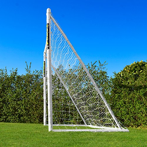 FORZA Porterías de Fútbol PVC para Jardín/Entrenamientos – Postes de Fútbol Impermeables con Red - Arco para Niños (6 Tamaños) (3m x 2m)