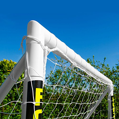 FORZA Porterías de Fútbol PVC para Jardín/Entrenamientos – Postes de Fútbol Impermeables con Red - Arco para Niños (6 Tamaños) (3m x 2m)