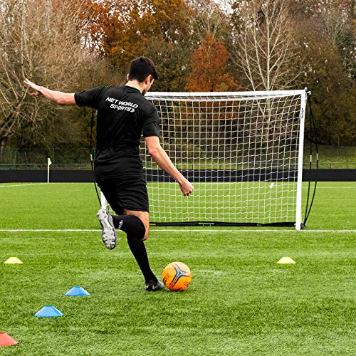 FORZA Proflex Portería de Fútbol ‘Pop-Up’ | Postes Plegables & Portátiles [7 Tamaños] (3m x 2m)