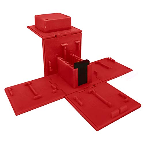 Funda de Juego - Compatible para Nintendo Switch Compatible con hasta 16 Juegos de Nintendo Switch Organizador de Tarjeta de Juego Contenedor de Viaje (Mario Rojo)