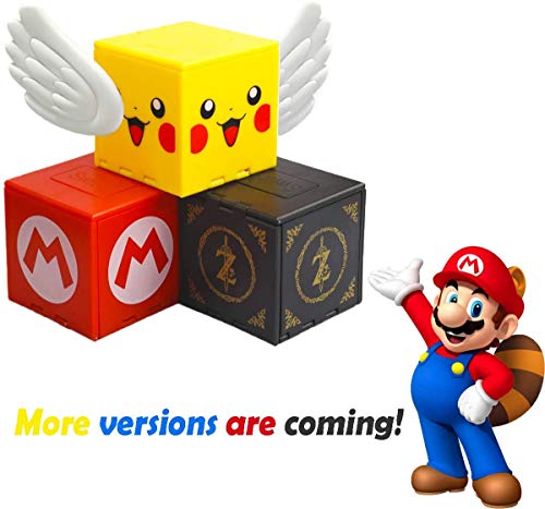 Funda de Juego - Compatible para Nintendo Switch Compatible con hasta 16 Juegos de Nintendo Switch Organizador de Tarjeta de Juego Contenedor de Viaje (Mario Rojo)