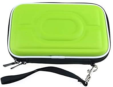 Funda protectora de viaje EVA para estuche rígido de almacenamiento de repuesto para Game Boy Advance Color Pocket GBA GBC GBP Consola para Nintendo DS Lite NDSL NDSi (verde)
