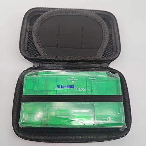 Funda protectora de viaje EVA para estuche rígido de almacenamiento de repuesto para Game Boy Advance Color Pocket GBA GBC GBP Consola para Nintendo DS Lite NDSL NDSi (verde)