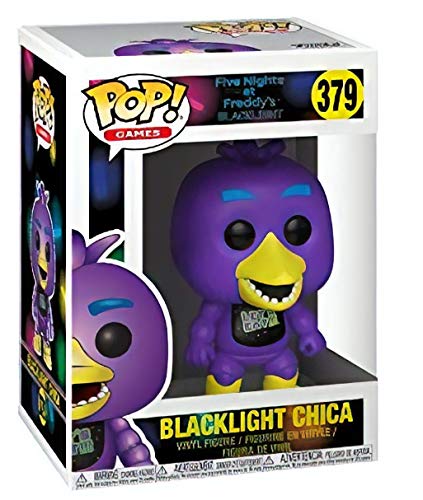 Funko - Five Nights at Freddy'S Black Light - Blacklight Chica Exclusive Pop 10 cm - 0889698341349
