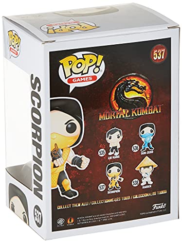 Funko- Pop Games: Mortal Kombat-Scorpion Figura Coleccionable de Vinilo, Multicolor (45110)