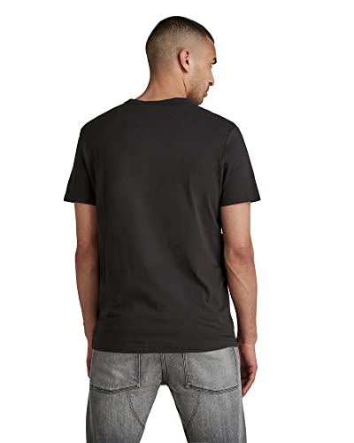 G-STAR RAW Holorn R T S/S Camiseta, Negro (Black 990), Small para Hombre