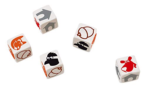 Game Factory Dados en una práctica Caja de Metal, Juego de Viaje, para Adultos y niños a Partir de 8 años (646273)