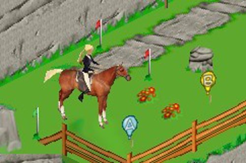 GameBoy Advance - Barbie Pferdeabenteuer: Das große Reitturnier / Horse Adventures: Blue Ribbon Race