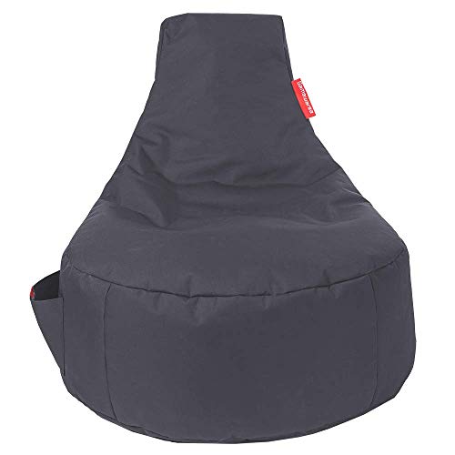 GAMEWAREZ Alpha Grey Gaming - Puf para PS4, XBOX360, XboxOne, Nintendo DS, Nintendo Switch, Smartphone, Color Gris con Bolsa