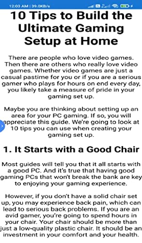 Gaming Setup Guide