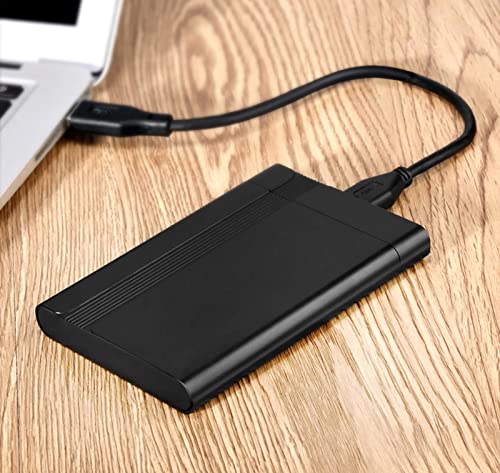 GeekerChip Carcasa USB 3.0 para Discos Duros HDD SSD de 2.5",Externo HDD de 2.5'' Carcasa para HDD y SSD de 7-9.5 mm 2.5'', Optimizado para SSD, No Requiere Herramientas, Color Negro