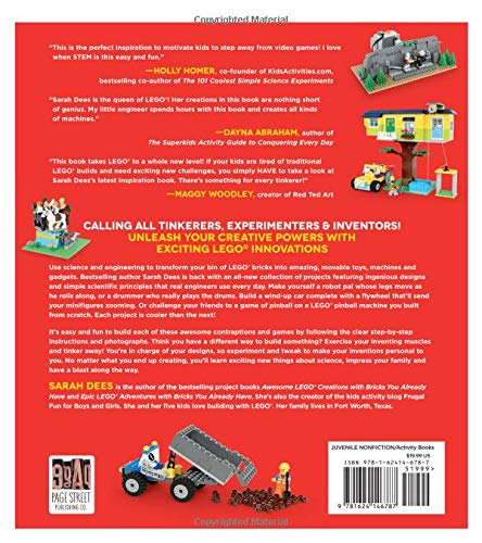 Genius LEGO Inventions with Bricks You Already Have: 40+ New Robots, Vehicles, Contraptions, Gadgets, Games and Other STEM Projects with Real Moving Parts