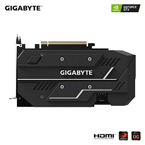 GIGABYTE GeForce GTX 1660 Ti OC 6G 192-bit GDDR6 DisplayPort 1.4 HDMI 2.0B con Windforce 2X Sistema de refrigeración Tarjetas gráficas - Gv-N166TOC-6GD