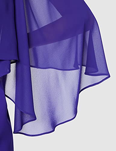 Gina Bacconi Women's Cold Shoulder Dress with Beading Vestido de cctel, Zafiro, 46 para Mujer