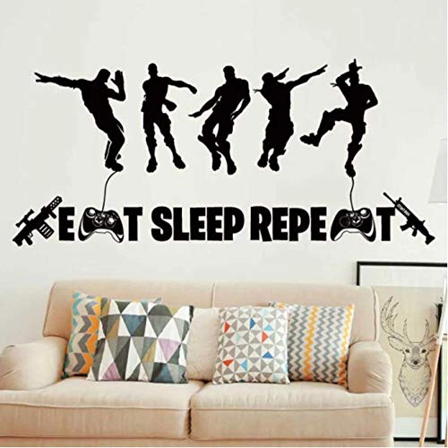 Giochi per PS4 X-box Adesivo da parete in vinile per sala giochi Camera dei bambini Wall Art Nursery Camera da letto per bambini Ballerina Gioco home PVC decor decar 57x26cm