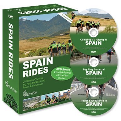 Global Ride: Spain Series Virtual Cycling DVDs Boxed Set by Gene Nacey