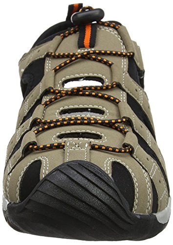 Gola Shingle 3, Elko Zapatos de playa y piscinapara Hombre, Beige (Taupe/Black/Orange), 49 EU