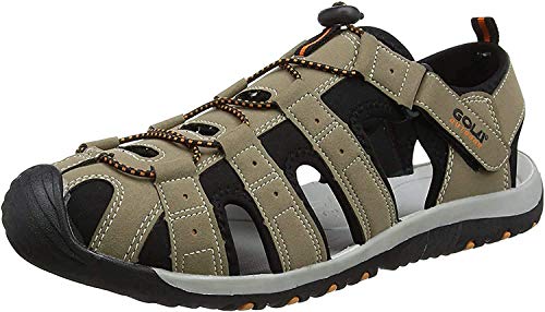 Gola Shingle 3, Elko Zapatos de playa y piscinapara Hombre, Beige (Taupe/Black/Orange), 49 EU