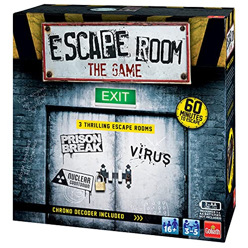 Goliath Games Escape Room The - Juego de 3 Unidades para 16+, Multicolor