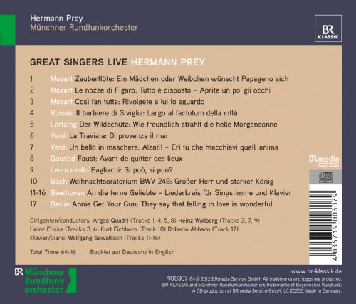 Great Singers Live-Abbado,Wallberg,Eichh