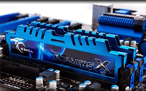 G.Skill F3-2400C11D-16GXM - Memoria RAM de 16 GB (DDR3, 2 x 8 GB, 2400 MHz, 240-pin, CL11), Azul