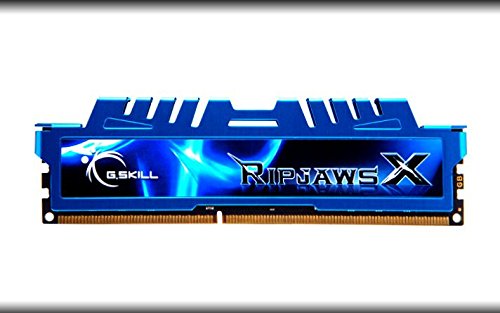 G.Skill F3-2400C11D-16GXM - Memoria RAM de 16 GB (DDR3, 2 x 8 GB, 2400 MHz, 240-pin, CL11), Azul