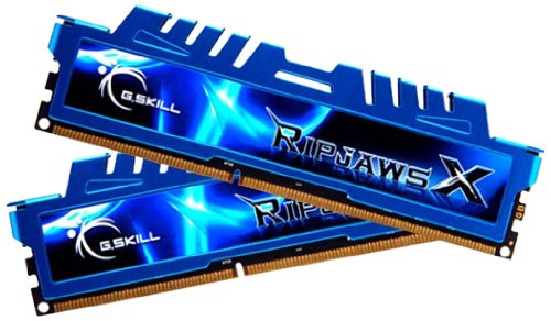 G.Skill F3-2400C11D-16GXM - Memoria RAM de 16 GB (DDR3, 2 x 8 GB, 2400 MHz, 240-pin, CL11), Azul