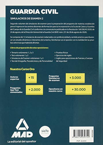 Guardia Civil. Simulacros de Examen 2