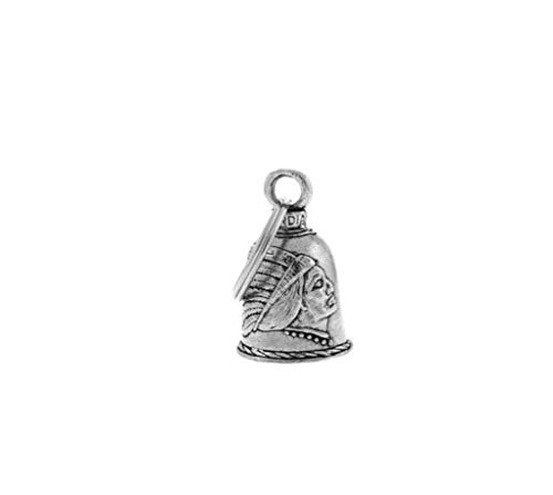 Guardian Bell - Llavero con amuleto de campana con diseño indio apache