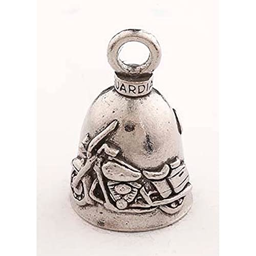 Guardian - Campana de la suerte o llavero con texto en inglés «Never Ride Faster Than Your Angel Can Fly»