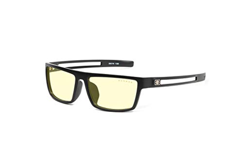Gunnar Gafas para Videojuegos y Ordenador | Valve, Montura: Onyx Lentes: Ámbar | con filtro de Luz Azul | Lente Patentada con protección 65% de Luz Azul y 100% de UV