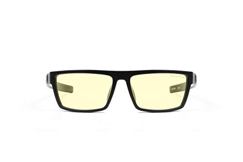 Gunnar Gafas para Videojuegos y Ordenador | Valve, Montura: Onyx Lentes: Ámbar | con filtro de Luz Azul | Lente Patentada con protección 65% de Luz Azul y 100% de UV