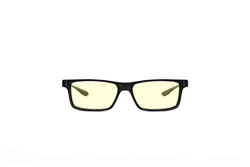 Gunnar Optiks Cruz Gaming-Brille para Kinder ab 12 - Amber Glas, schwarz, CRU-00101