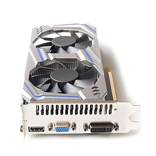 GUOJFEN Compatible con NVIDIA GTX 550ti 8GB GDDR5 192 bit Compatible con PC Tarjeta de Video discreta para Juegos de Escritorio de bajo Ruido y Ultra Alta definición