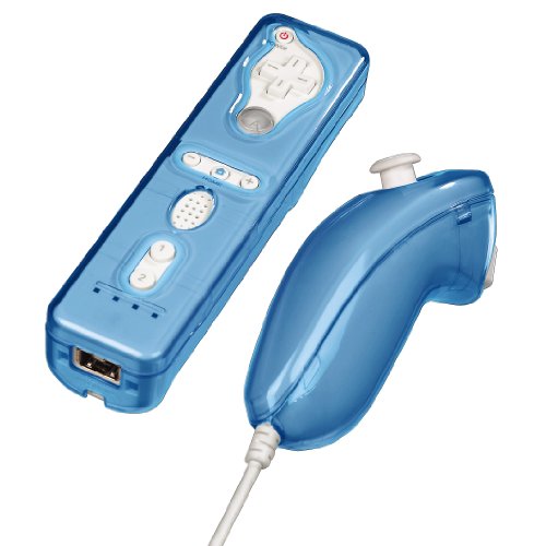 Hama Hardcase Kit for Nintendo Wii Remote Control, transparent-blue - accesorios y piezas de videoconsolas (transparent-blue, Azul)