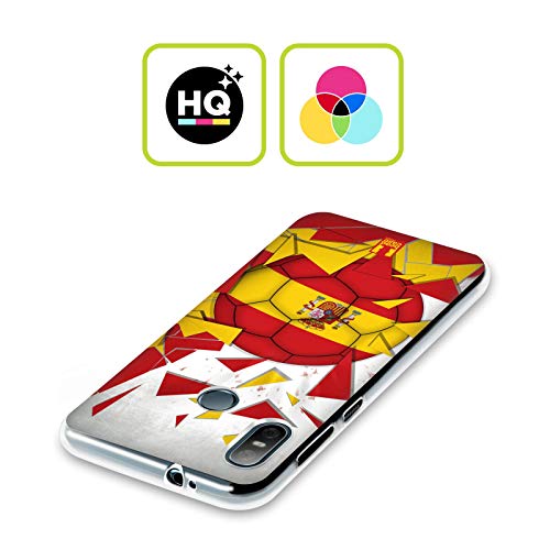 Head Case Designs España Saltos de Fútbol Carcasa de Gel de Silicona Compatible con HTC U Play/Alpine