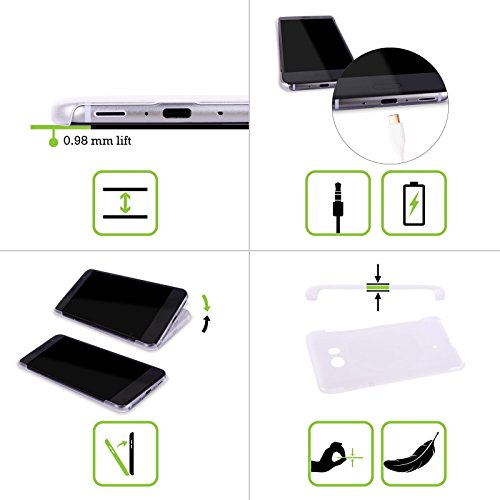 Head Case Designs España Saltos de Fútbol Carcasa rígida Compatible con HTC U Play/Alpine