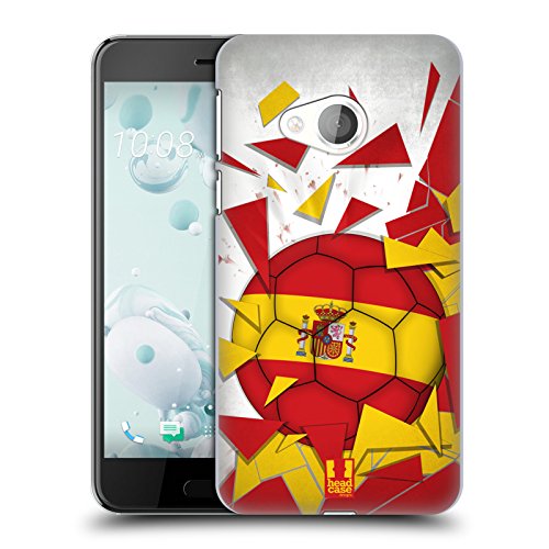 Head Case Designs España Saltos de Fútbol Carcasa rígida Compatible con HTC U Play/Alpine