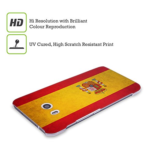 Head Case Designs Español De España Banderas Vintage Carcasa rígida Compatible con HTC U Play/Alpine