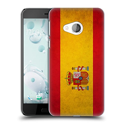 Head Case Designs Español De España Banderas Vintage Carcasa rígida Compatible con HTC U Play/Alpine