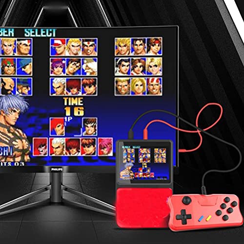 HJKPM Retro Mini Handheld Game Console, M3 Video Portable TV Joystick Arcade Machine 3D Flecha Diseño Clave Incorporado 2000 Classic Games Soporte Tarjeta De Memoria Expansión,A1