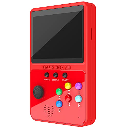 HJKPM Retro Mini Handheld Game Console, M3 Video Portable TV Joystick Arcade Machine 3D Flecha Diseño Clave Incorporado 2000 Classic Games Soporte Tarjeta De Memoria Expansión,A1